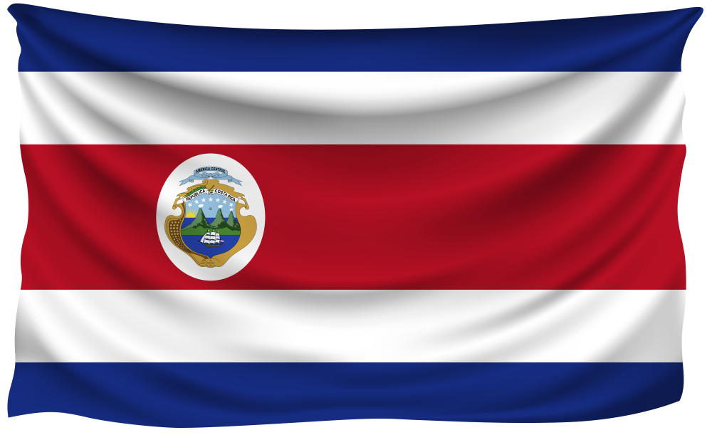 Bandera De Costa Rica Png 9347